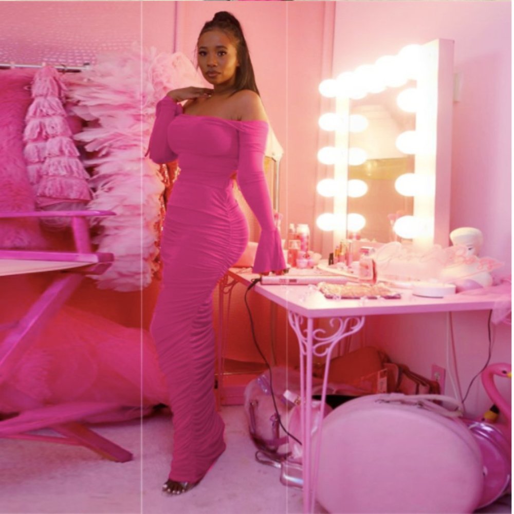 Sexy Long Sleeve Maxi Bodycon - Picture 5 of 5